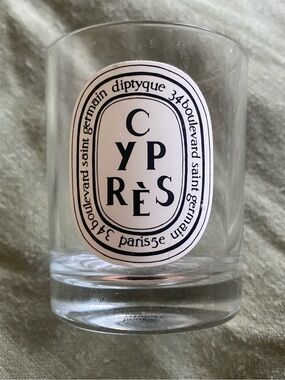 Empty Diptyque Cypres candle 2.4 Oz